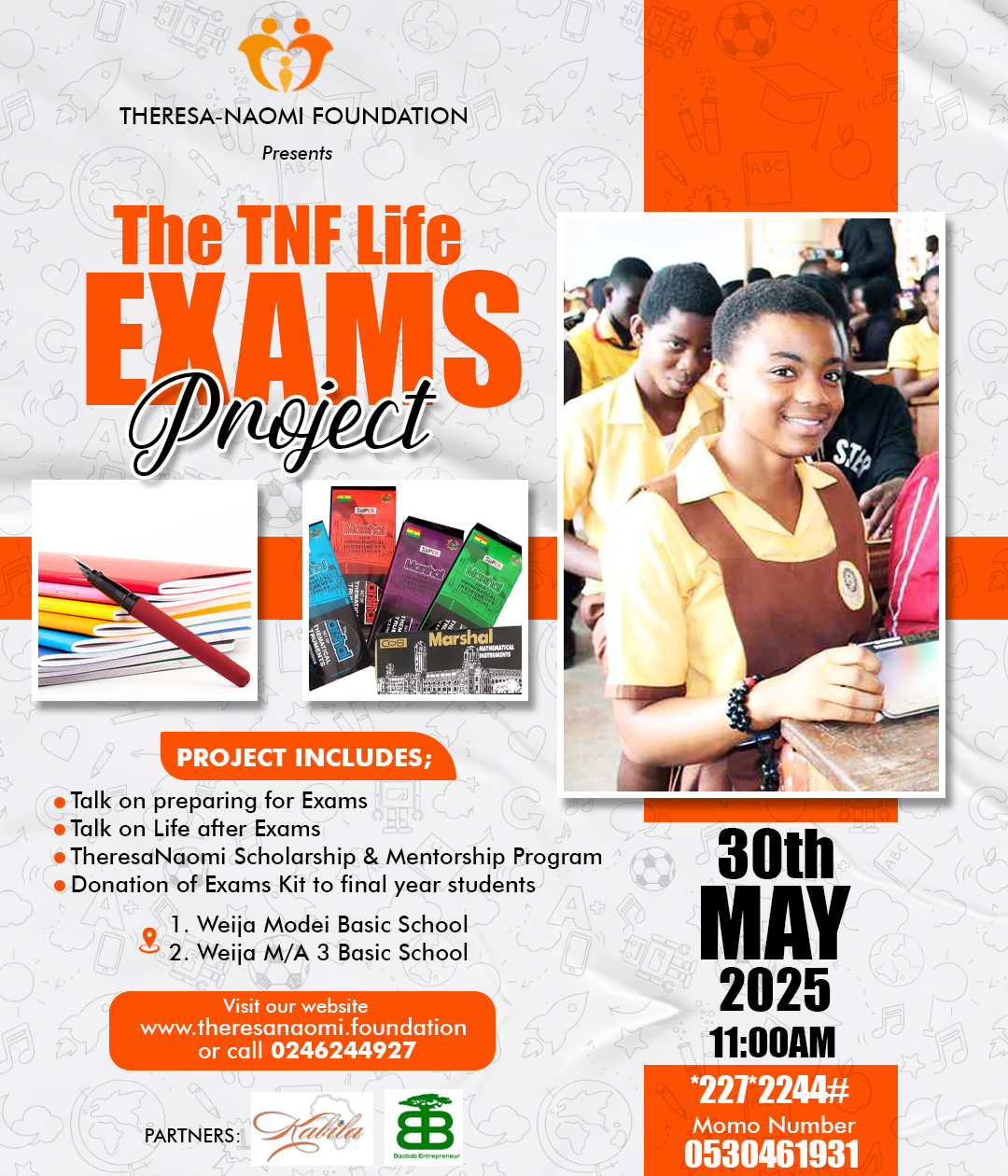 Empowering Students for Success: The TNF Life & Exams Project 2025