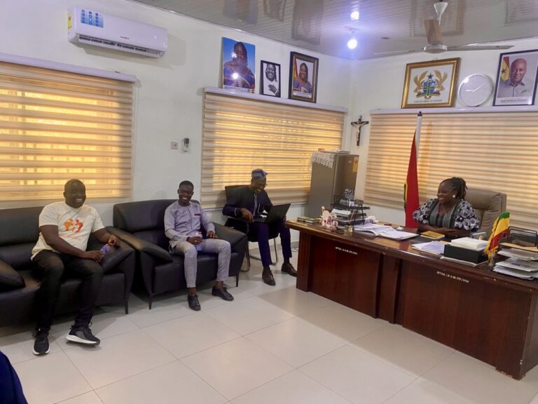 TNF Team with North Tongu District Assembly Officials